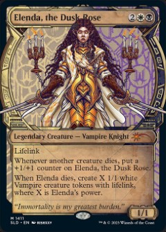 Elenda, the Dusk Rose Secret Lair Drop - Legends of Ixalan Art